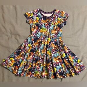 Ollee & Belle Dinosaur Kids Dress